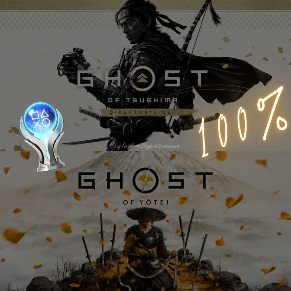 GHOST OF TSUSHIMA + GHOST OF YOTEI PS5 Platinum Trophy Service FAST SAFE LEGIT