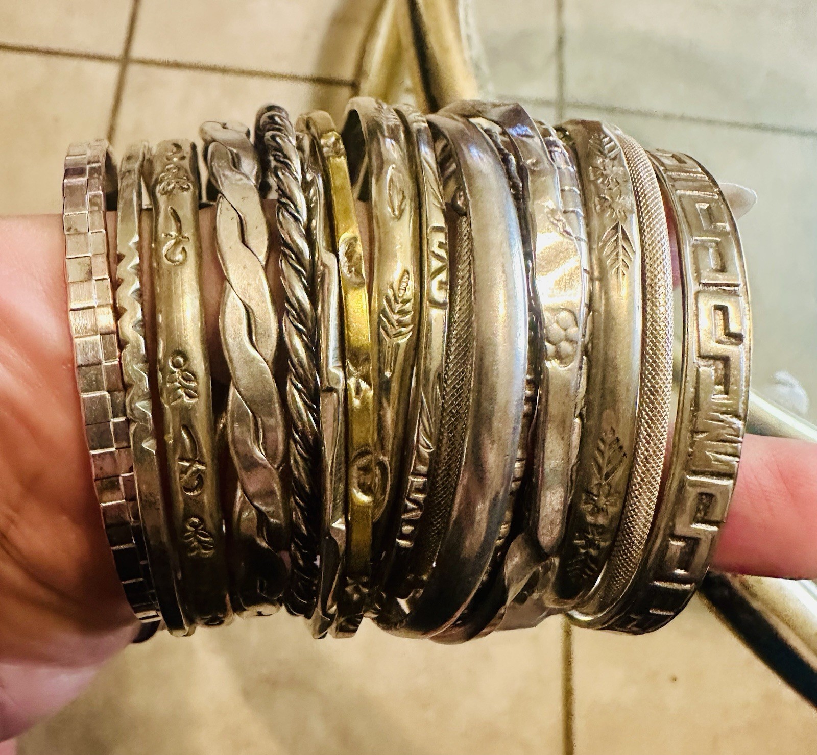 Different Bracelets Navajo & Mexico