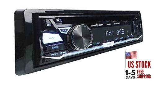 SoundXtreme ST-930BT Single-DIN CD Car Stereo Bluetooth, USB SD & Aux Input CD 