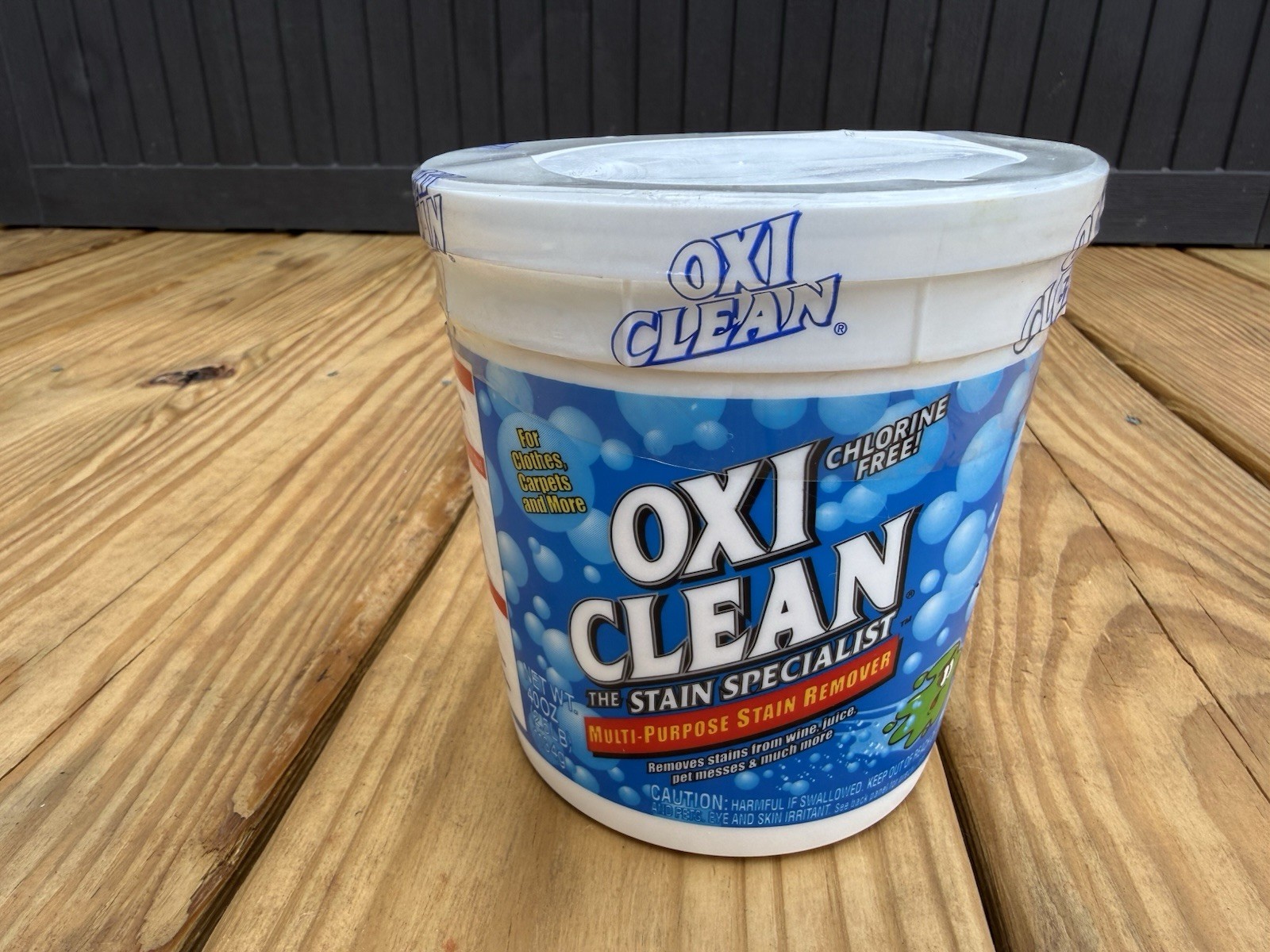 OXICLEAN The Stain Specialist 40 Oz VTG NEW Old Stock Sealed Tub