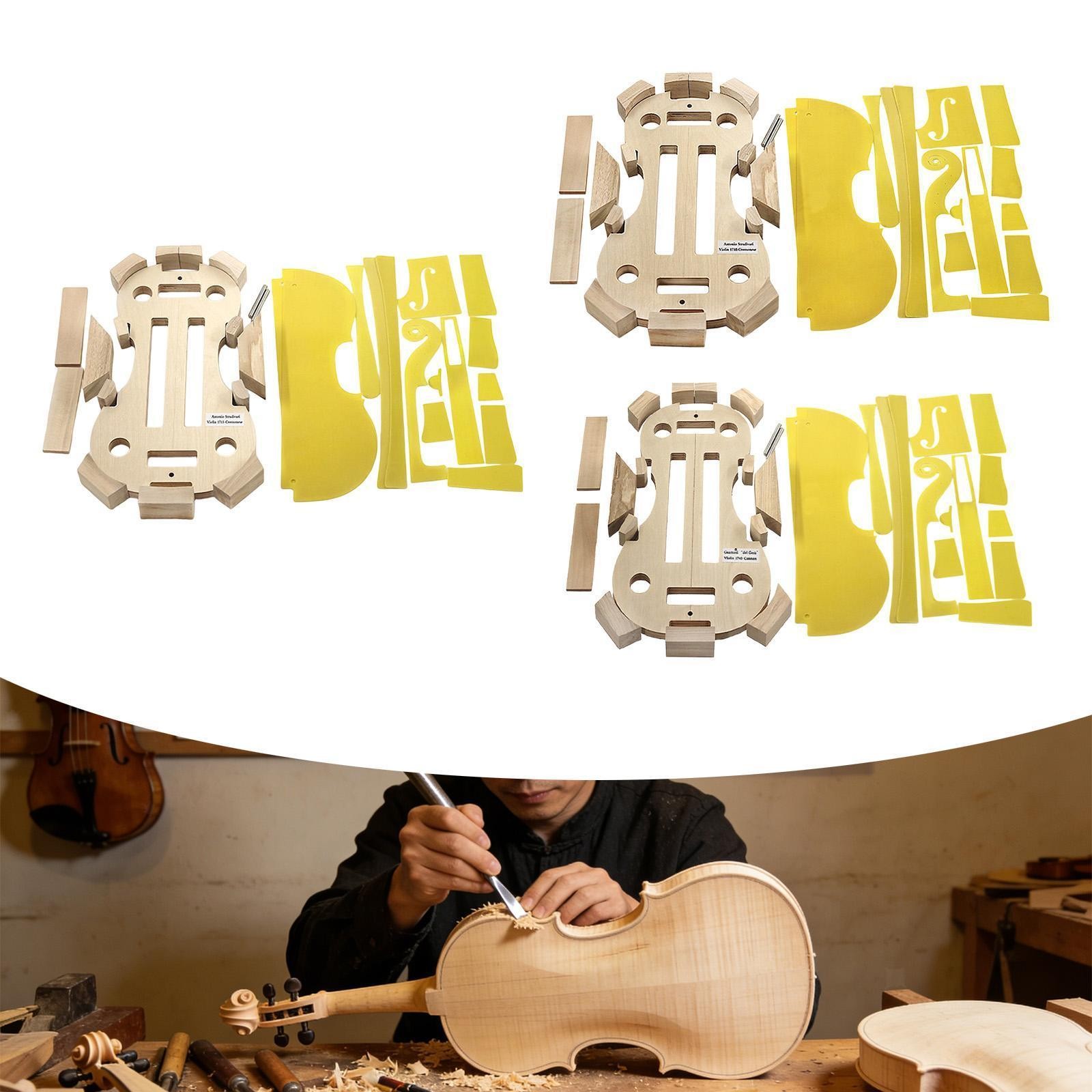 Violin Making Inside Mould Template Luthier Parts 4/4 Size Configuration