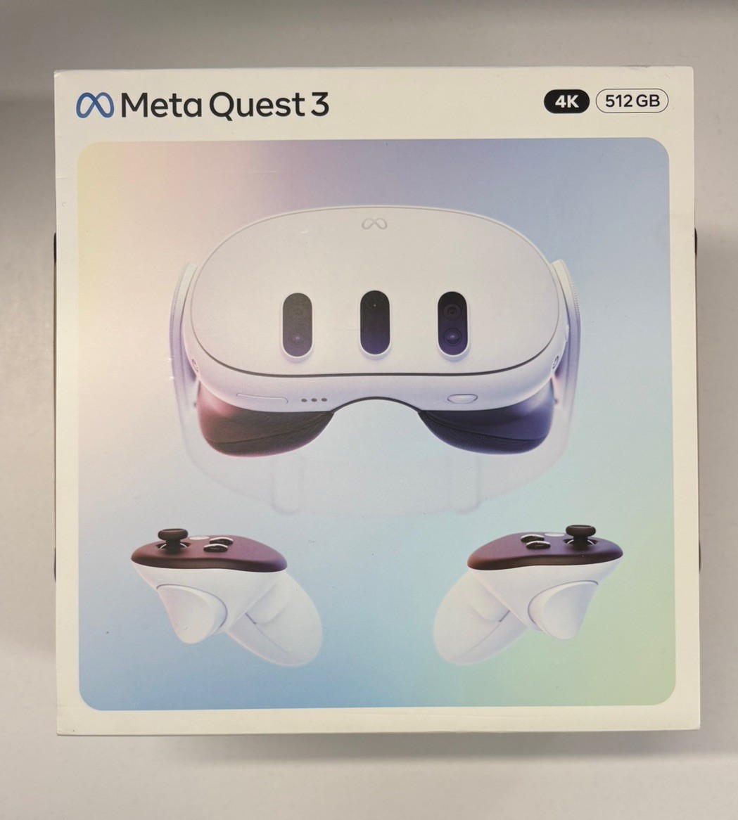 Meta Quest 3 4K 512GB VR Headset - White -Brand New In Box