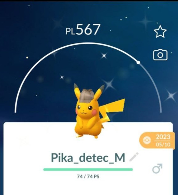 ✨✨ Pokemon Go Pikachu 2023 Detective Shiny ✨✨