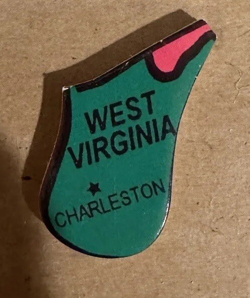 West Virginia REPLACEMENT STATE Small World Toys Wooden U.S.A. Map 1994 Puzzle