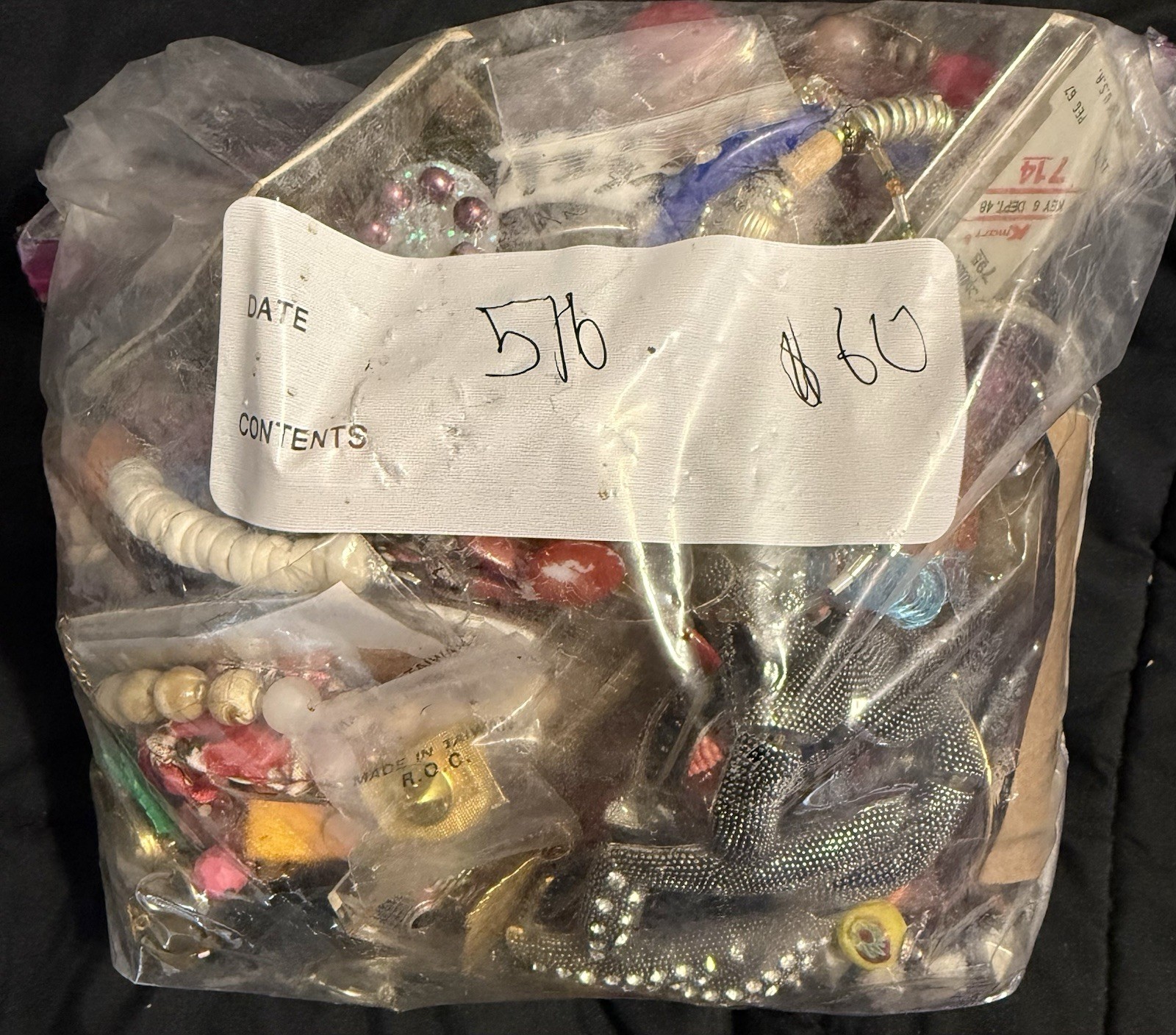 5LB Mystery Bag Of Mixed Jewelry All Wearable/Resell-able Some Are New With Tag
