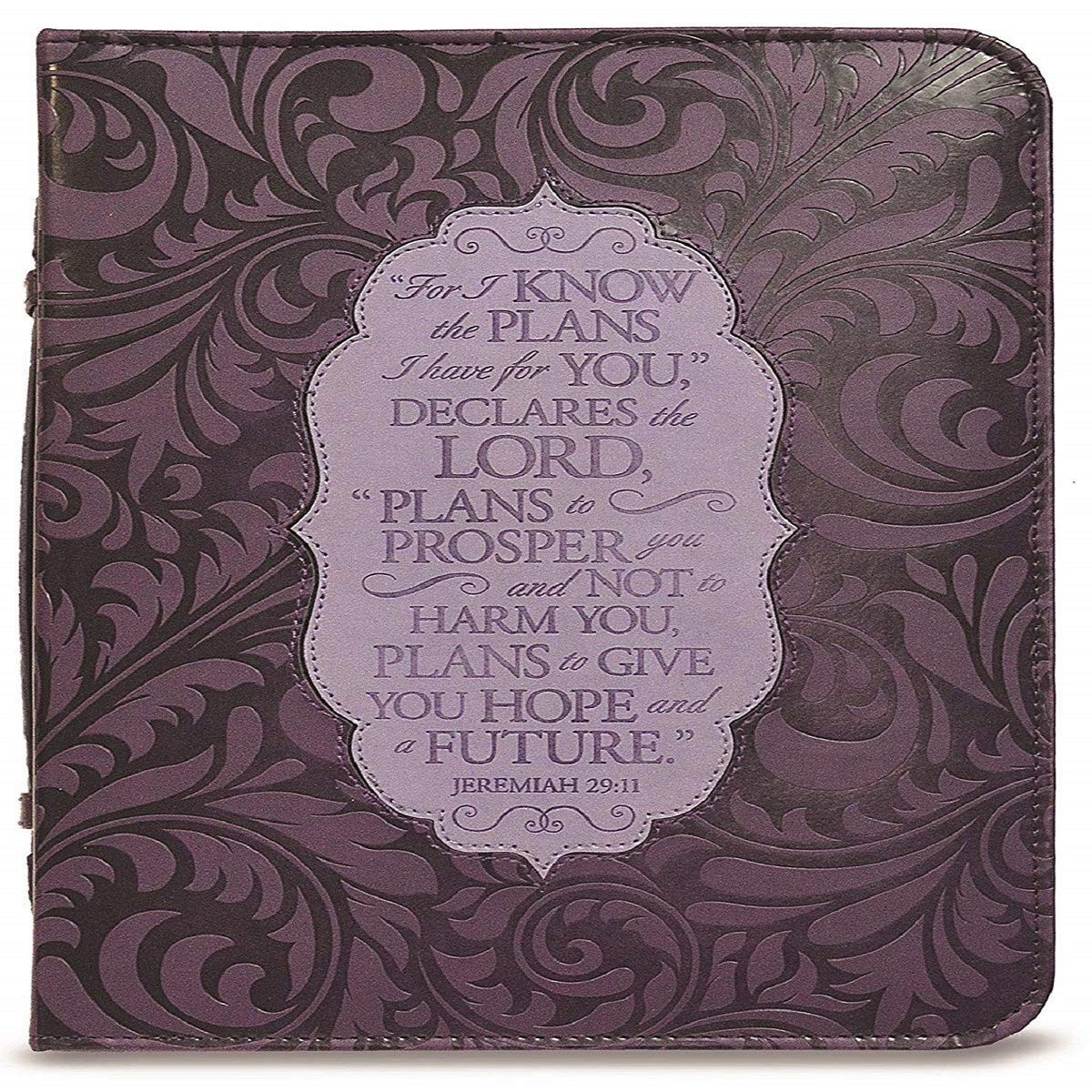 Divinity Boutique I Know XL Bible Cover 10"x7"x1.5" - Faith Inspired