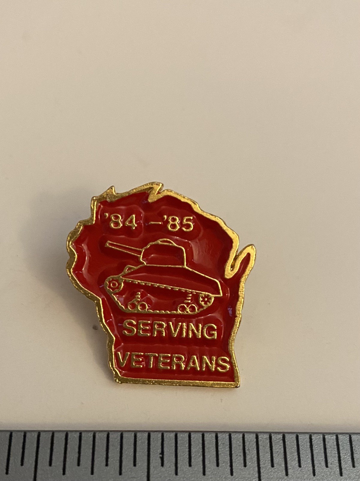 Serving Veterans ‘84 ‘85 Lapel Pin P31