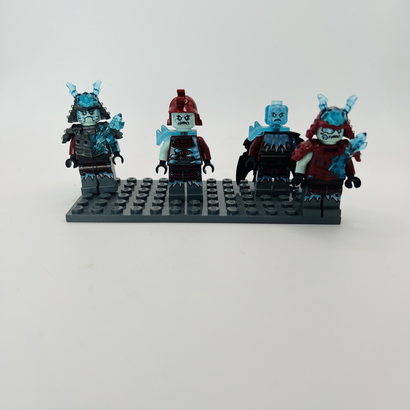 Lego Ninjago Blizzard Samurai & Blizzard Warrior Minifigure Lot Ice Chapter