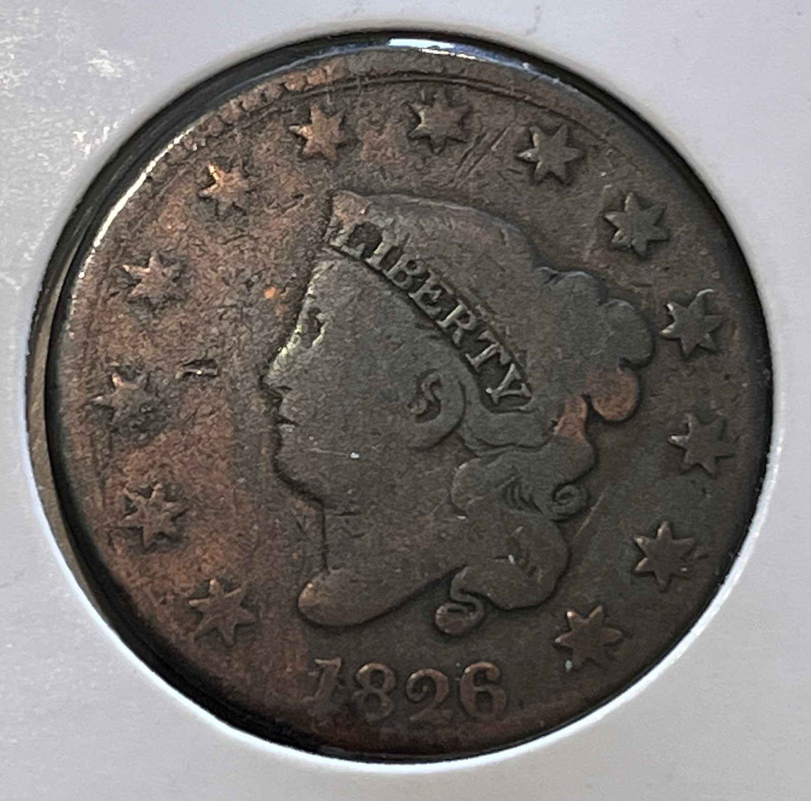 1826 Coronet Head Large Cent