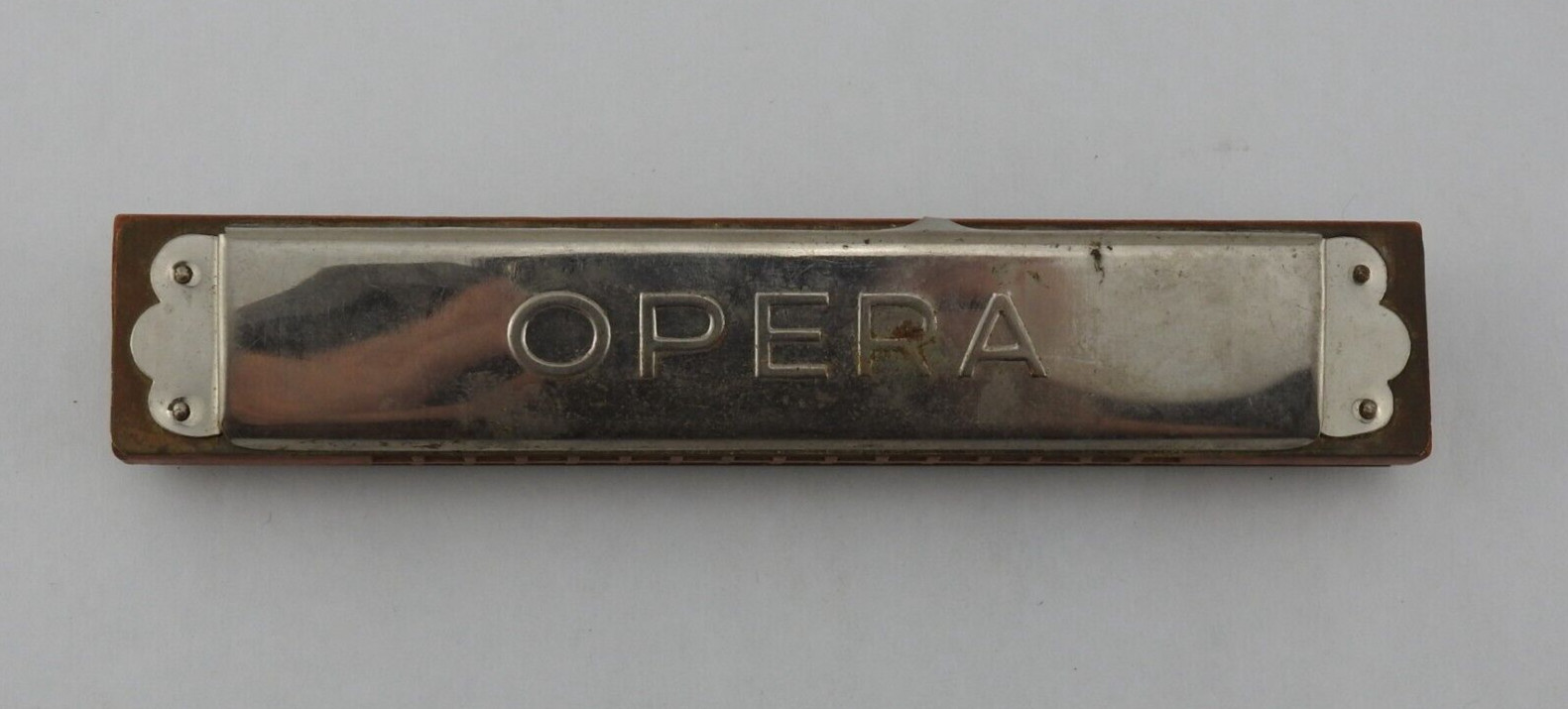 Vintage Opera Harmonica C Note Poland 32 Holes Double Row