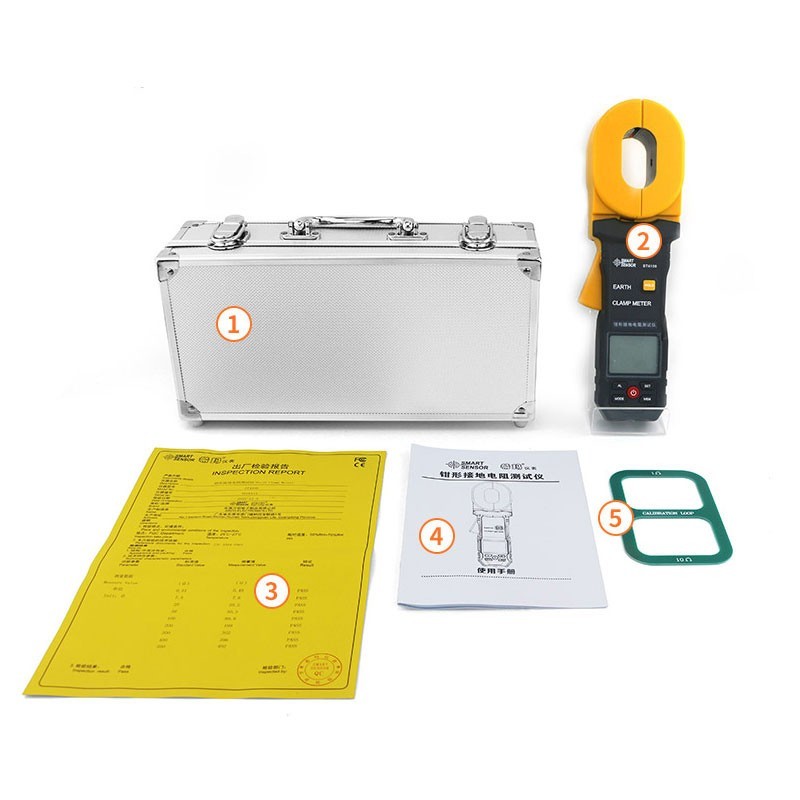 ST4100 500ohms Earth Clamp Meter High Precision Grounding Resistance Tester