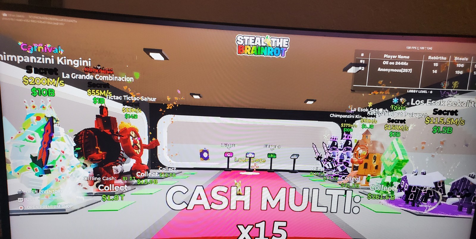 Steal the Brainrot Fortnite brainrots. can offer for individual brainrots 