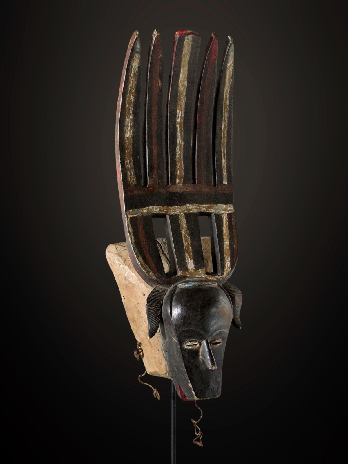AFRICAN TRIBAL GURO ZAWI ZEWE MASK IVORY COAST EX TAD GALLERY MUSEUM EXHIBITED