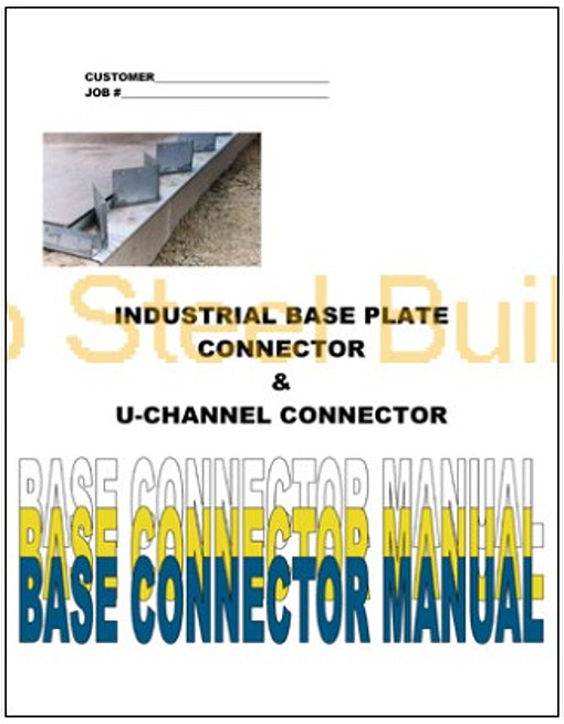 Industrial User Friendly Duro Steel Arch Building Base Connector Plate Manual