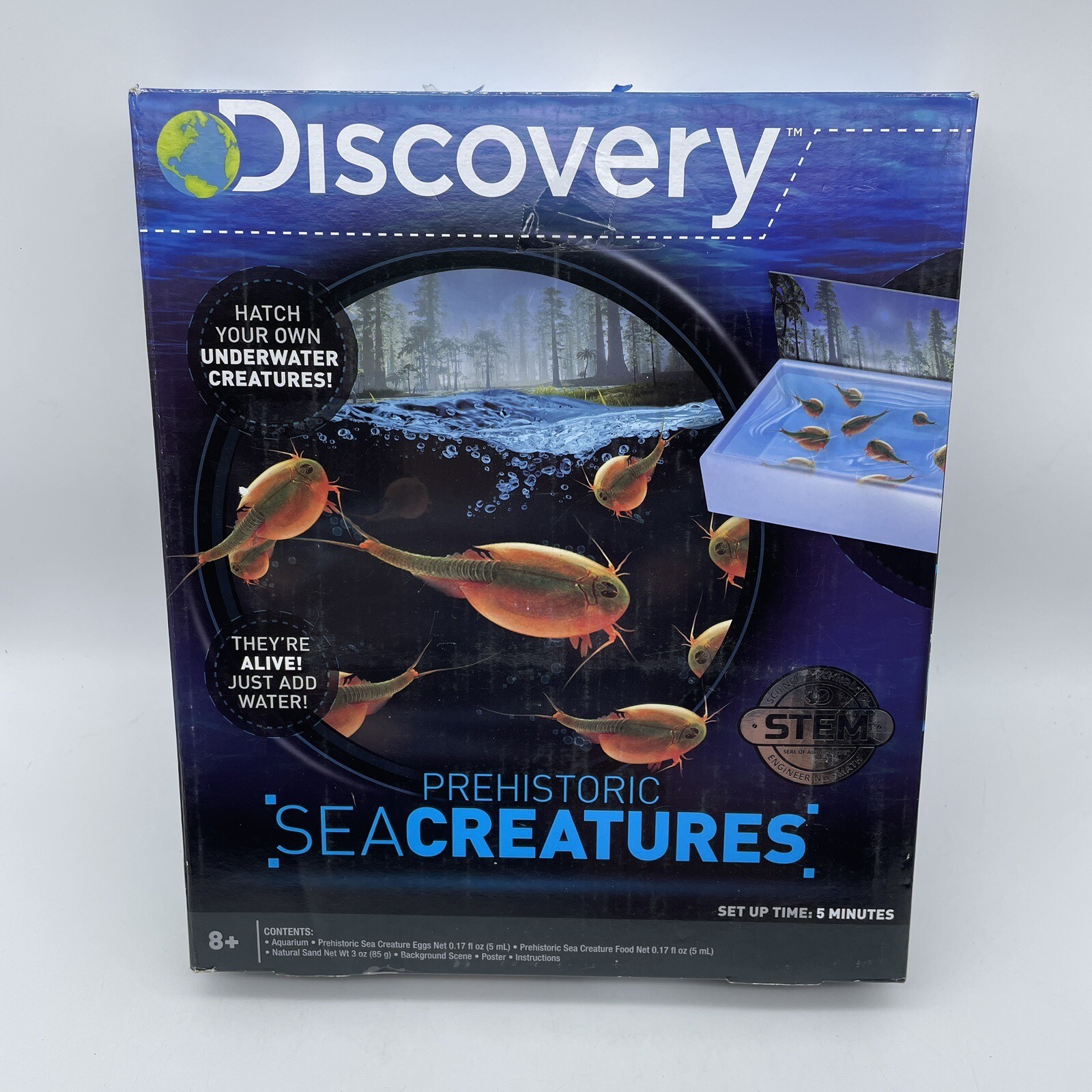 STEM Discovery: Grow Your Own Prehistoric Sea Creatures Activity Complete