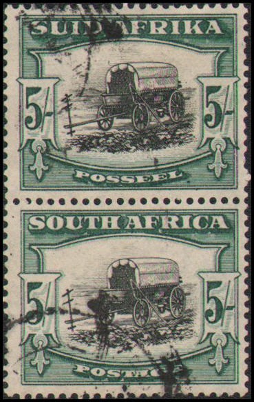 South Africa #64 Used vertical pair