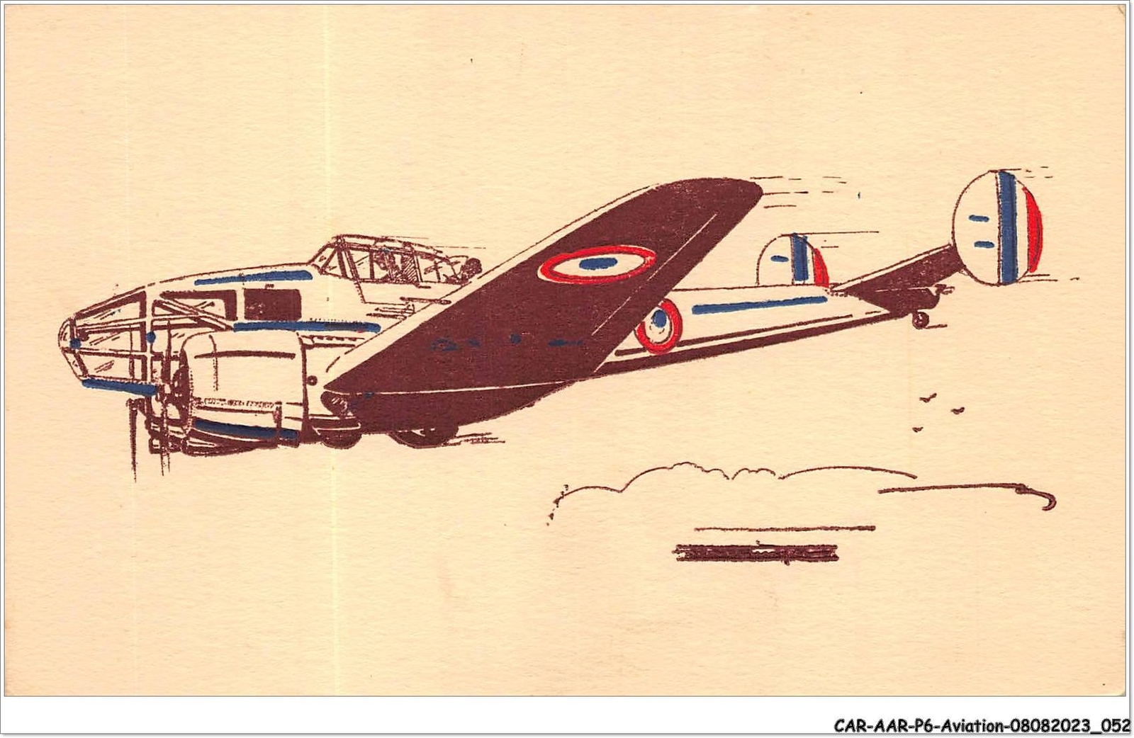 Car-AARP6-0454 - Aviation - Potez 63-11 - Three-Seat Reconnaissance Aircraft