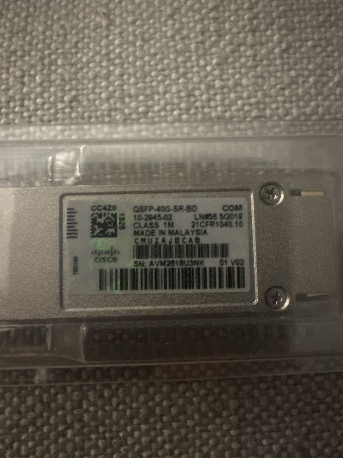 Brand New Cisco QSFP 40G-SR-BD