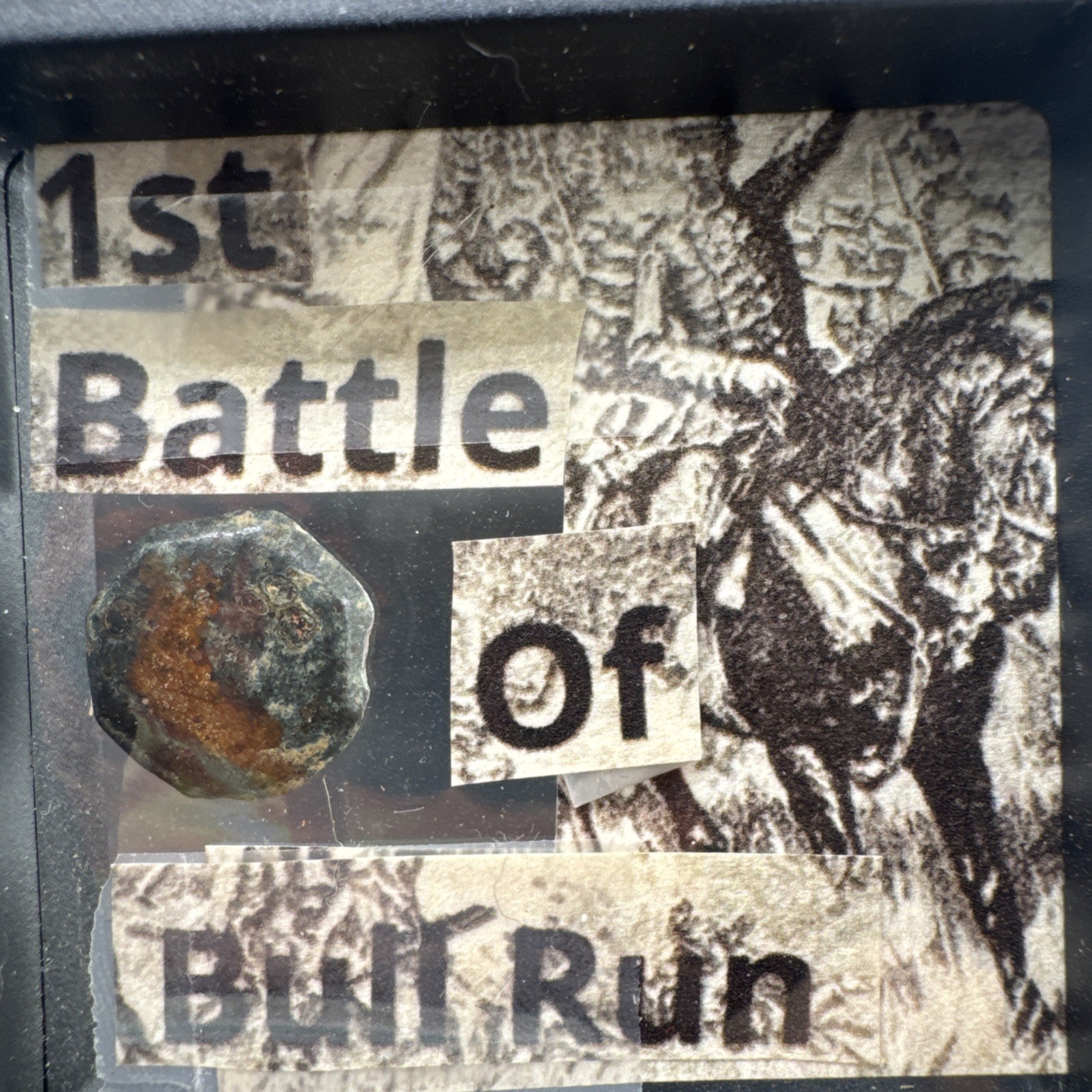 Authentic Civil War Era Button Dug From 1st Battle Of Bull Run Site