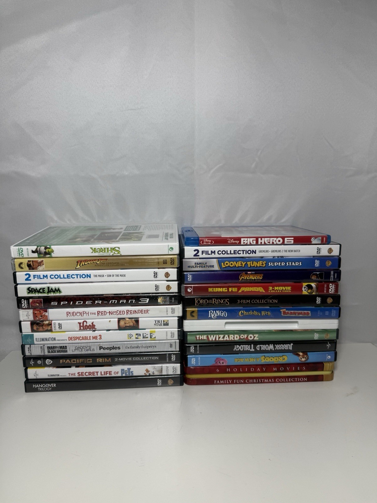 Wholesale Lot Of 24 Replacement Movie DVD Cover Artwork Assorted Empty Cases