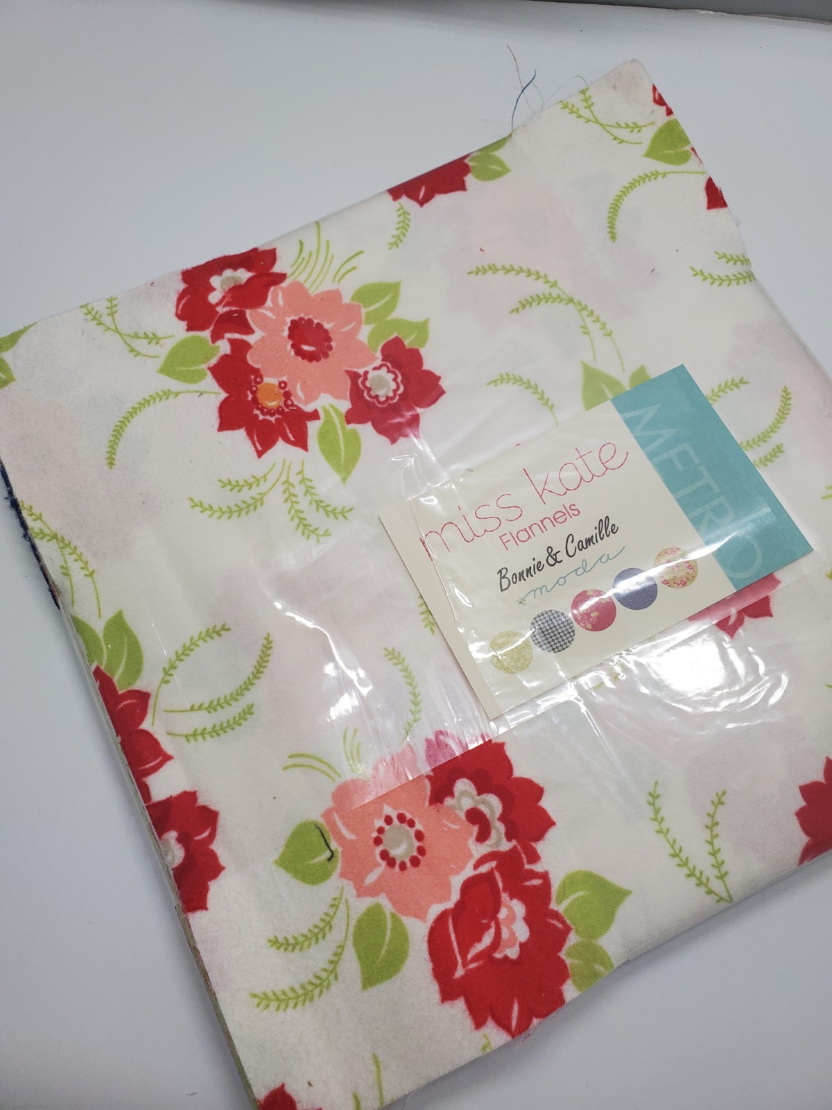 Bonnie & Camille Fabric Miss Kate Sew Quilt Flannel Layer Cake 10" OOP Square 