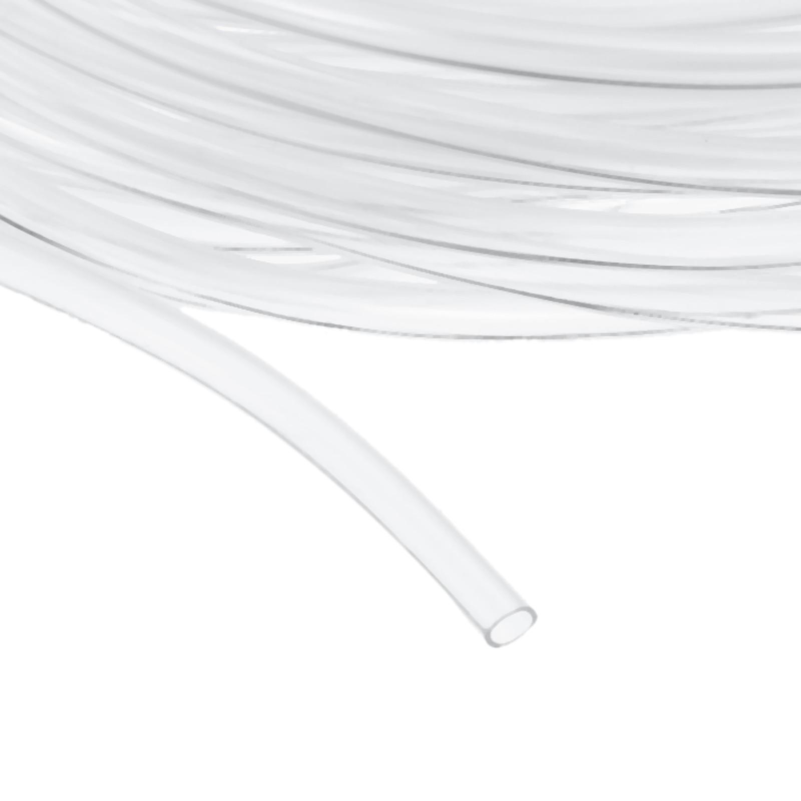 Clear PVC Tubing, 1.5mm ID x 2mm OD - 15ft PVC Tube Lightweight Vinyl Hose
