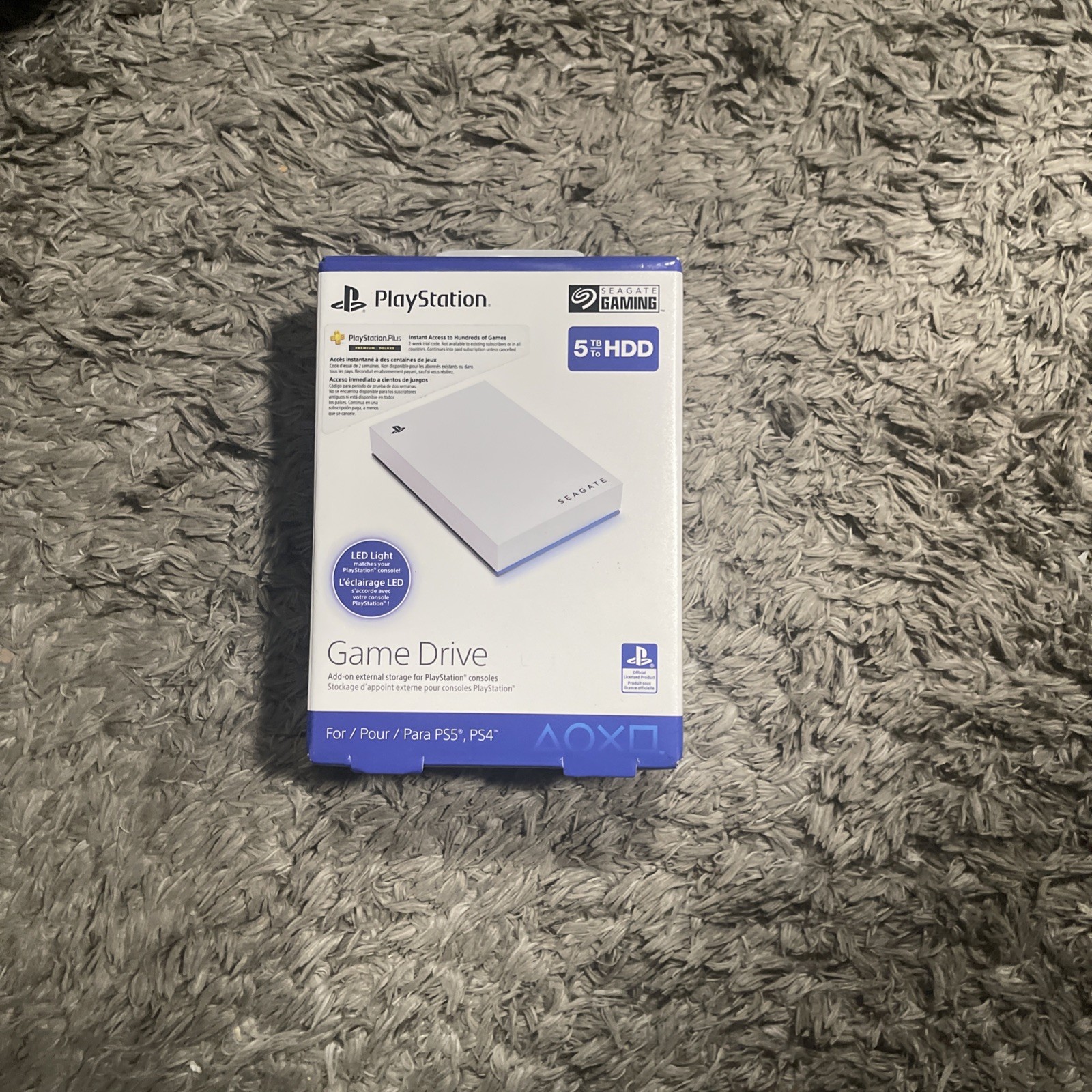 Seagate - Game Drive for PlayStation Consoles 5TB External USB 3.2 Gen 1 Port...