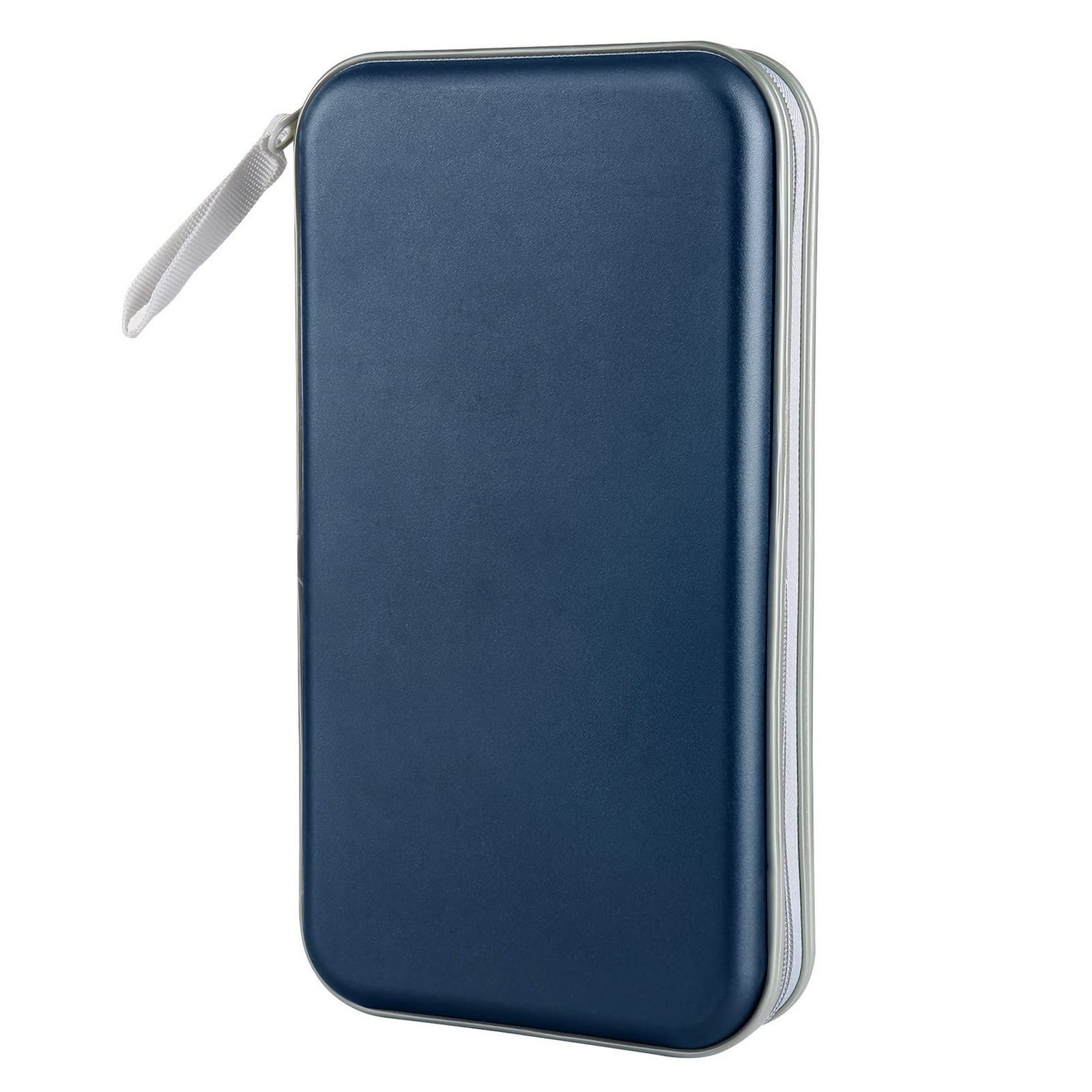 Siveit CD Case, DVD Case Holder 96 Capacity Hard 96 Capacity, Dark Blue 
