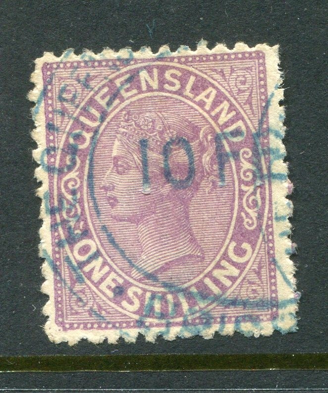 Queensland #70 Victoria 1 Sh. [Used] 