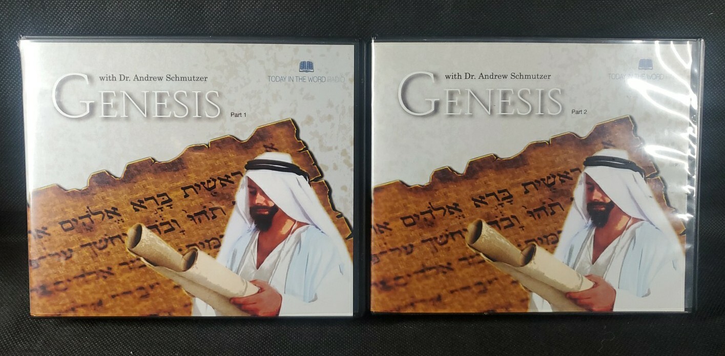 The Book of Genesis Audio CD Set Dr. Schutzer Sermon Part 1 & 2 Complete NM **