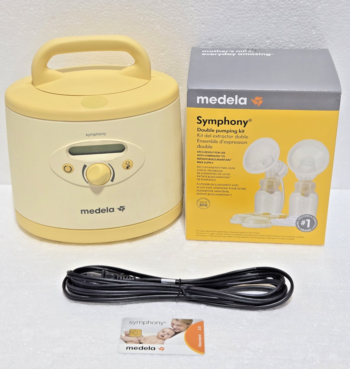 Medela Symphony 2.0 Breast Pump Hospital 1080 hour Err 1 New Kit ~ Ready for Use