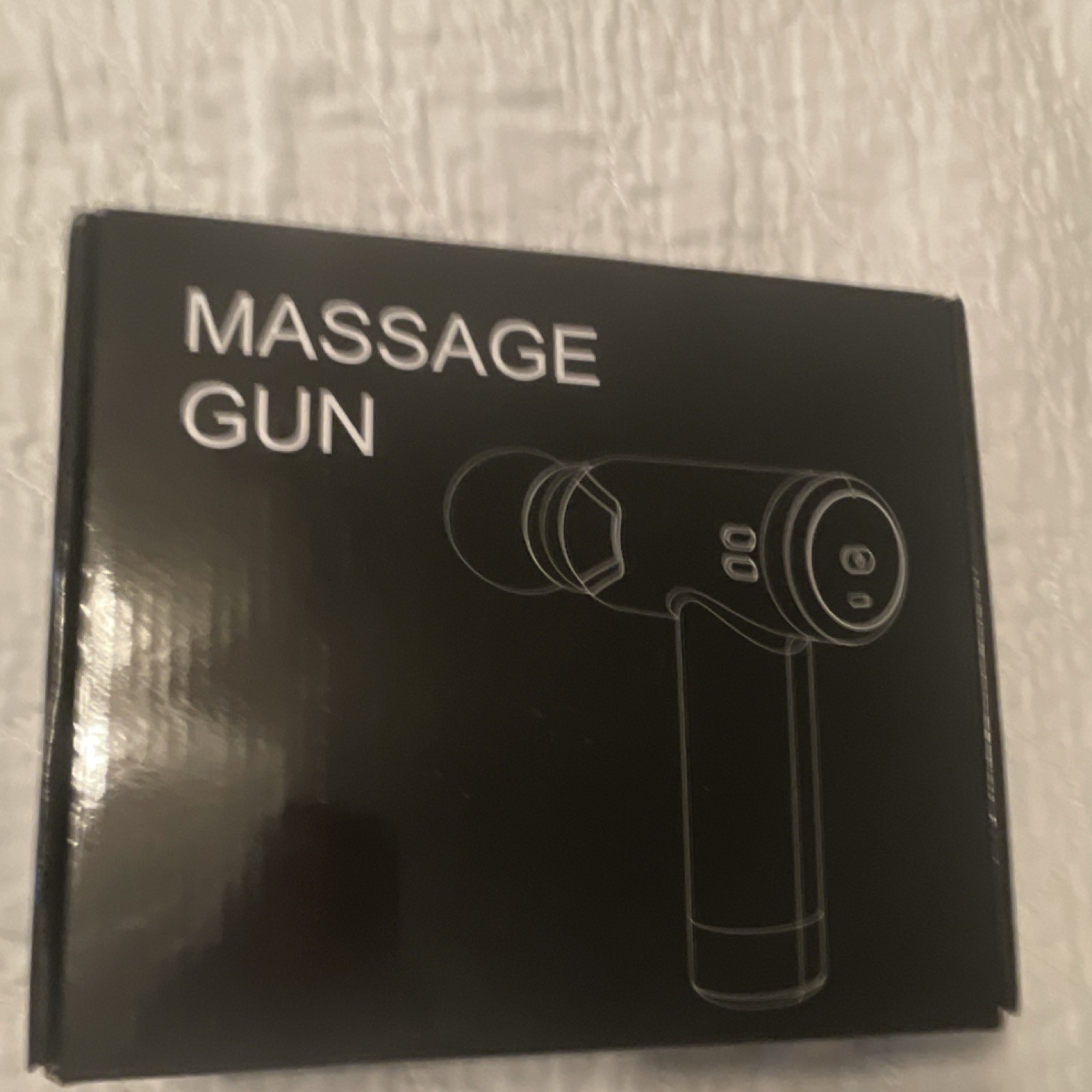 Handheld Massage Gun Percussion Massager for Back, Legs, Arms, Shoulder, Black