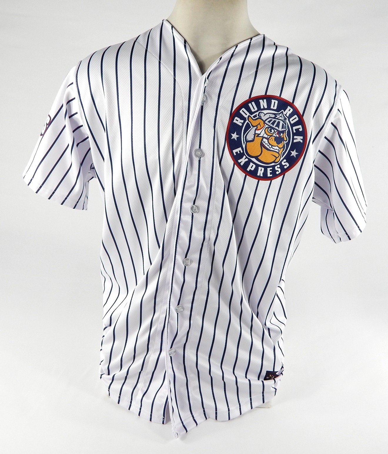 2023 Round Rock Express #12 Game Issued Pos Used White Jersey Marvel Defenders 0