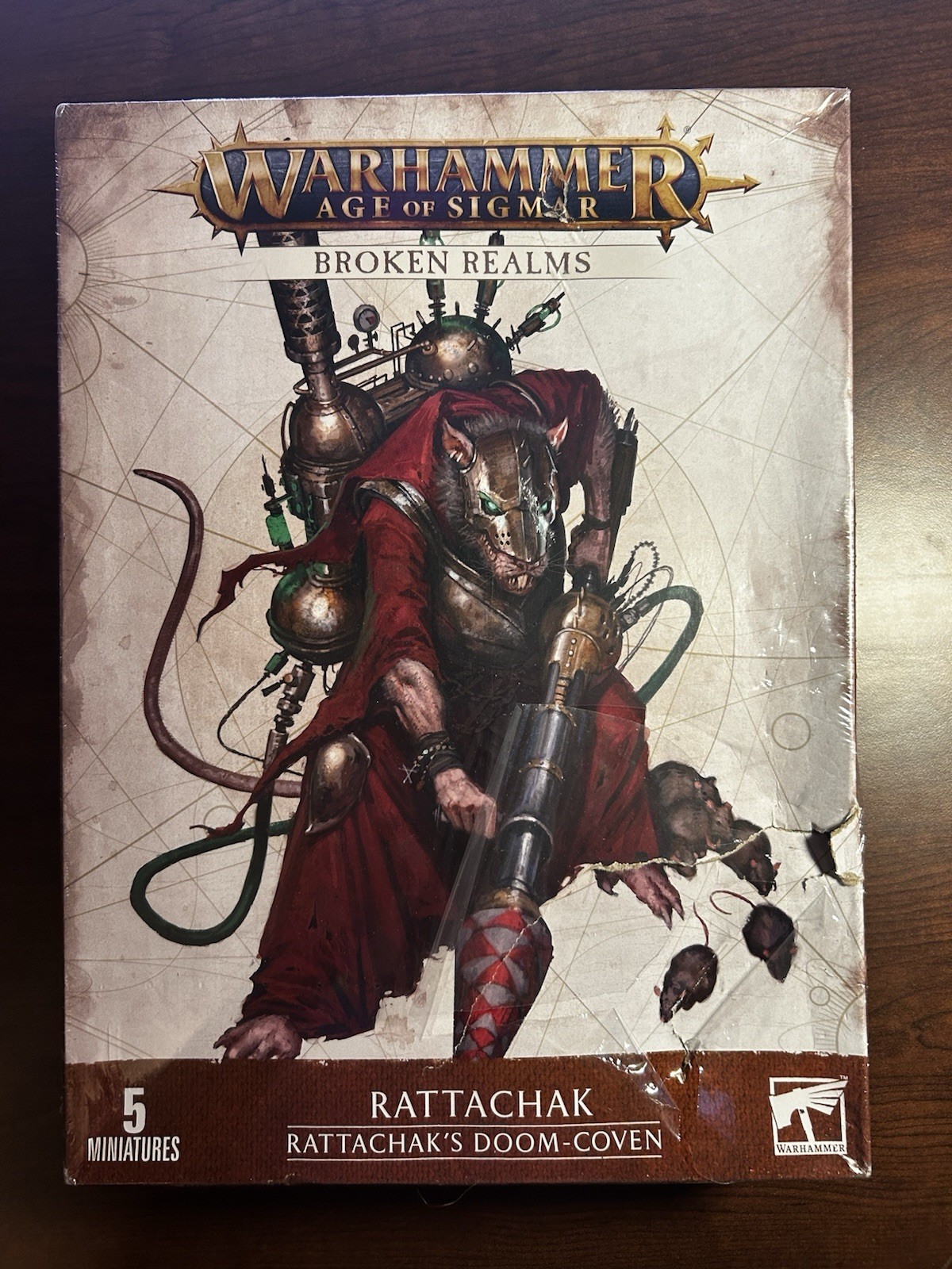 Warhammer Age of Sigmar Broken Realms Rattachak's Doom-coven (Seal Damaged)