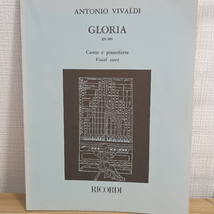 Gloria, Canto e Pianoforte (Vocal Score) Ricordi