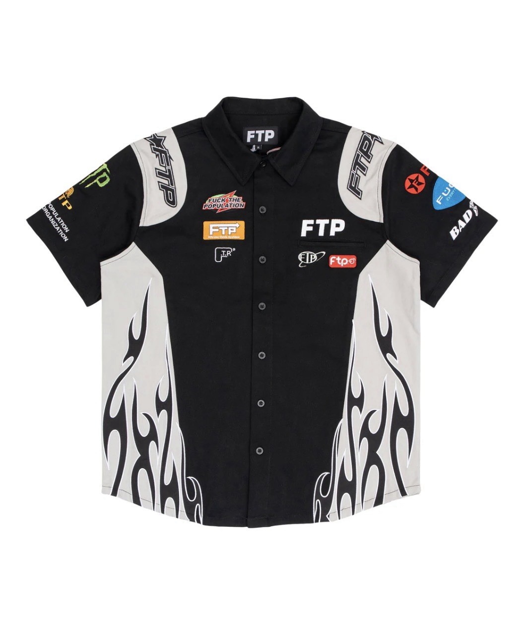 FTP Raceway Button Up Shirt (BLACK) - XLARGE ✅ *CONFIRMED* ✅