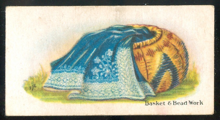1920's Bead & Basket Work Indian Card V101 Willard’s Chocolates Card Canada #40