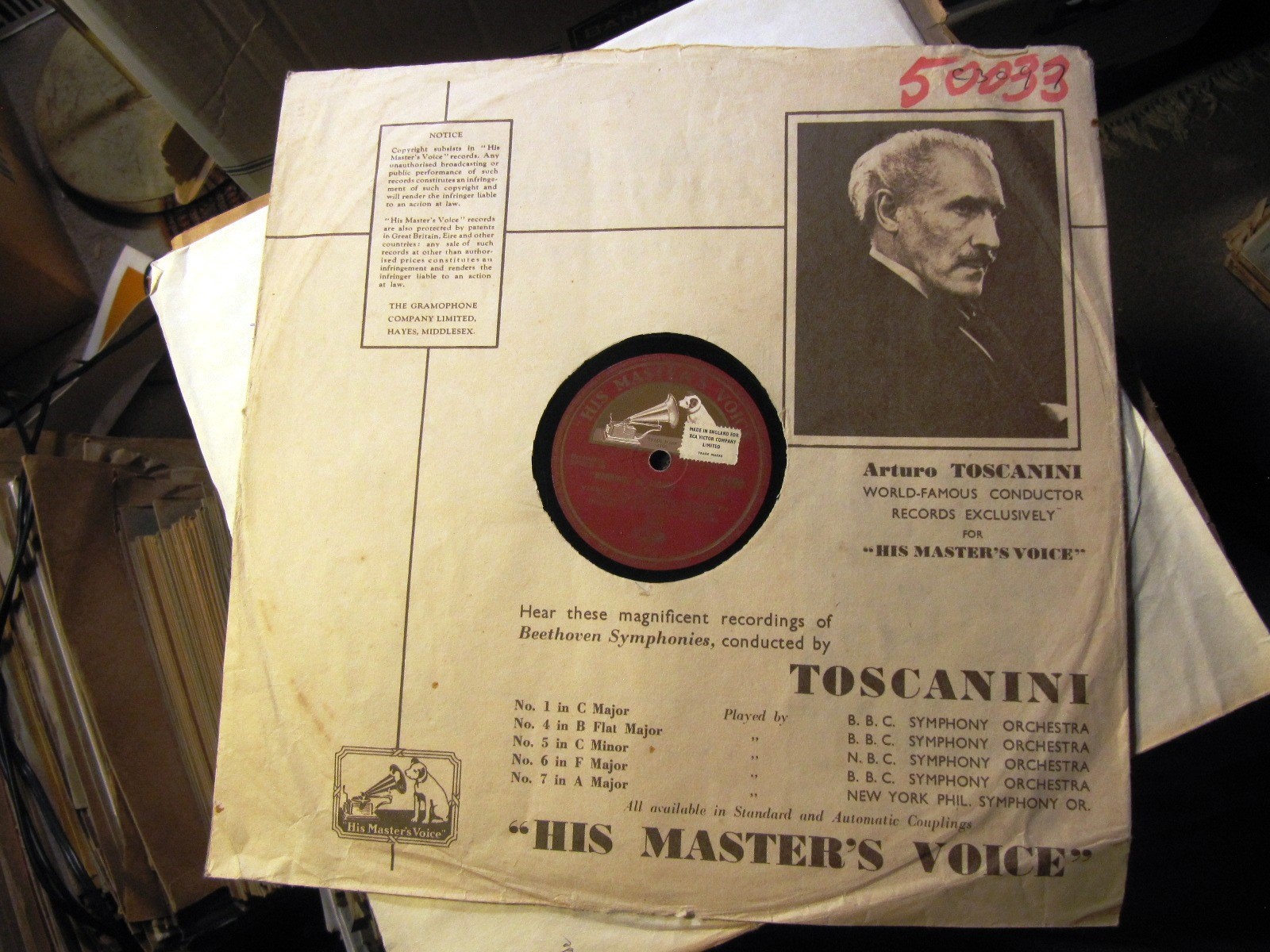 1931 CLEMENS KRAUSS Vienna Phil MOZART Seraglio NOZZE DI FIGARO Overture C 2194