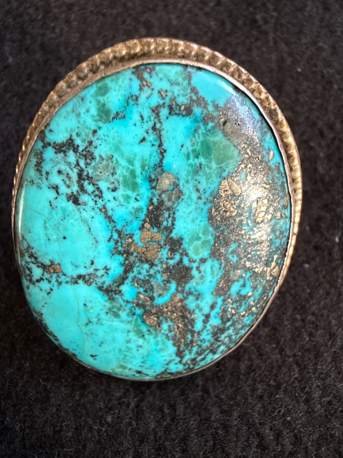 Southwestern Vintage Turquoise Ring.  Unsure of exact size.