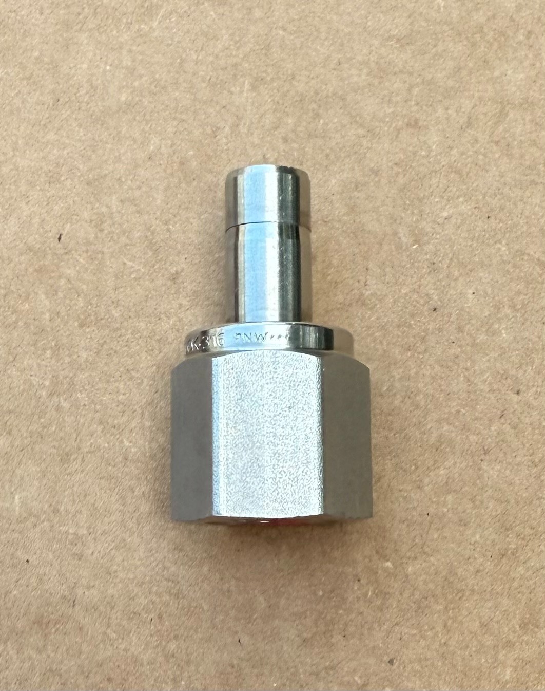 Swagelok  3/8" X 1/4"  Stainless Steel Tube Adapter SS-6-TA-7-4    New