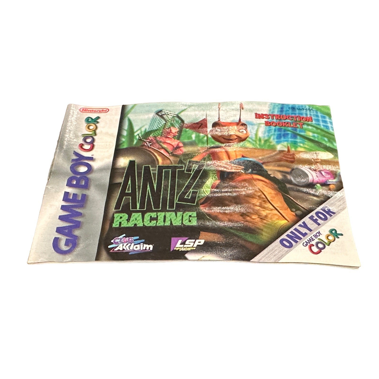 Antz Racing Nintendo Gameboy Color Instruction Manual Authentic