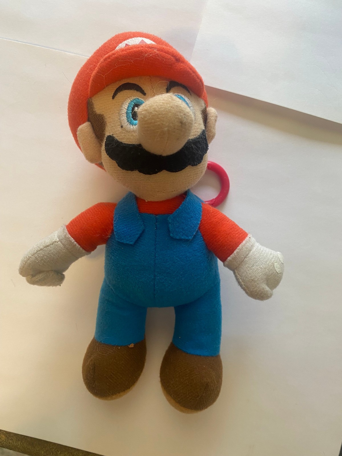 Nintendo Super Mario Bros. Keychain 7" Plush Clip Purse Toy