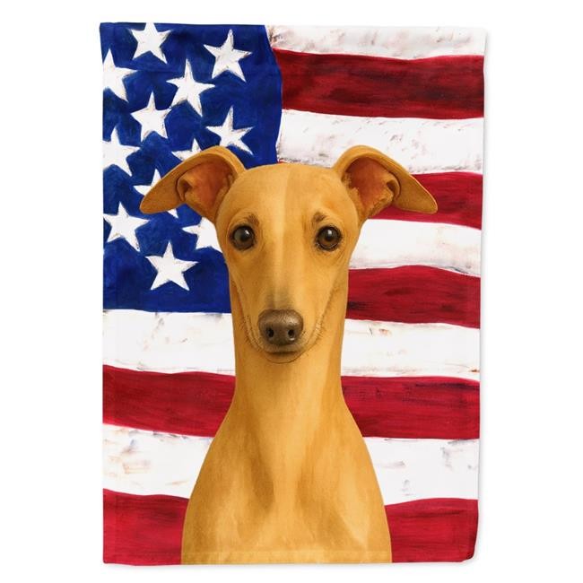 Carolines Treasures WDK6284CHF 40 x 28 in. Fawn Italian Greyhound American Fl...
