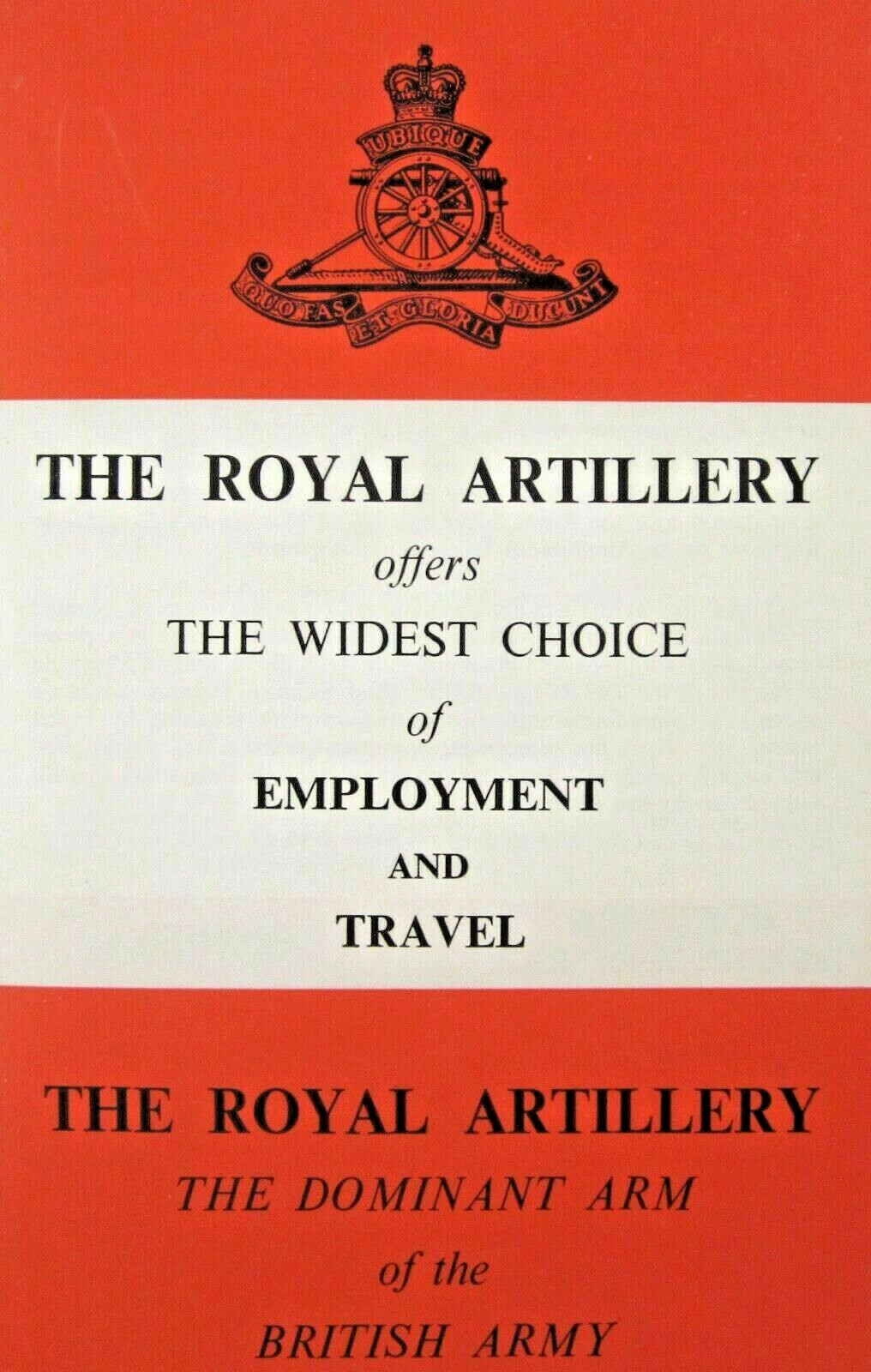 British Army Royal Artillery King's Troop Horse Recruiting Brochures 1950's 