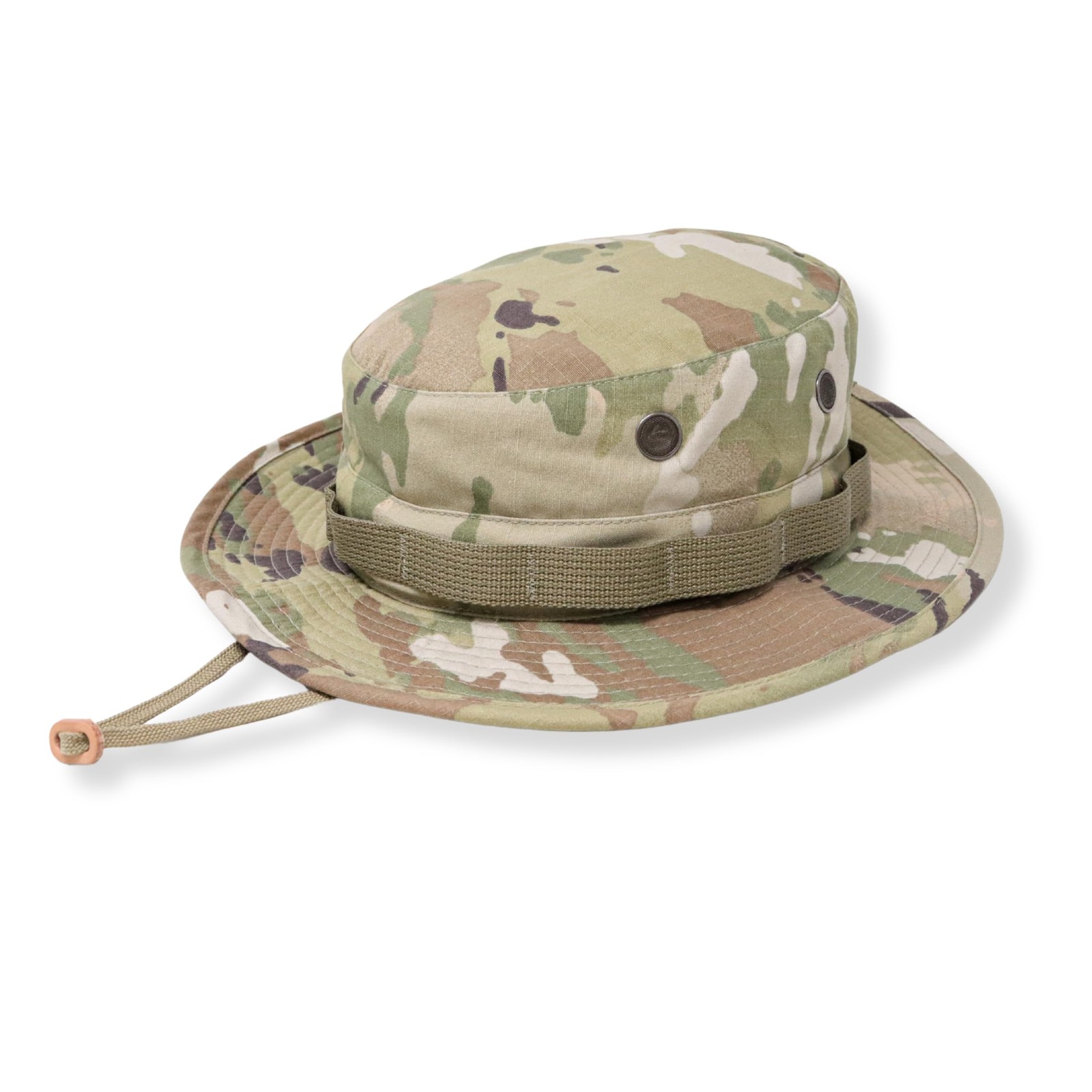 US Military GI Boonie Hat, OCP Scorpion, Water Repellent, Made in USA, 7
