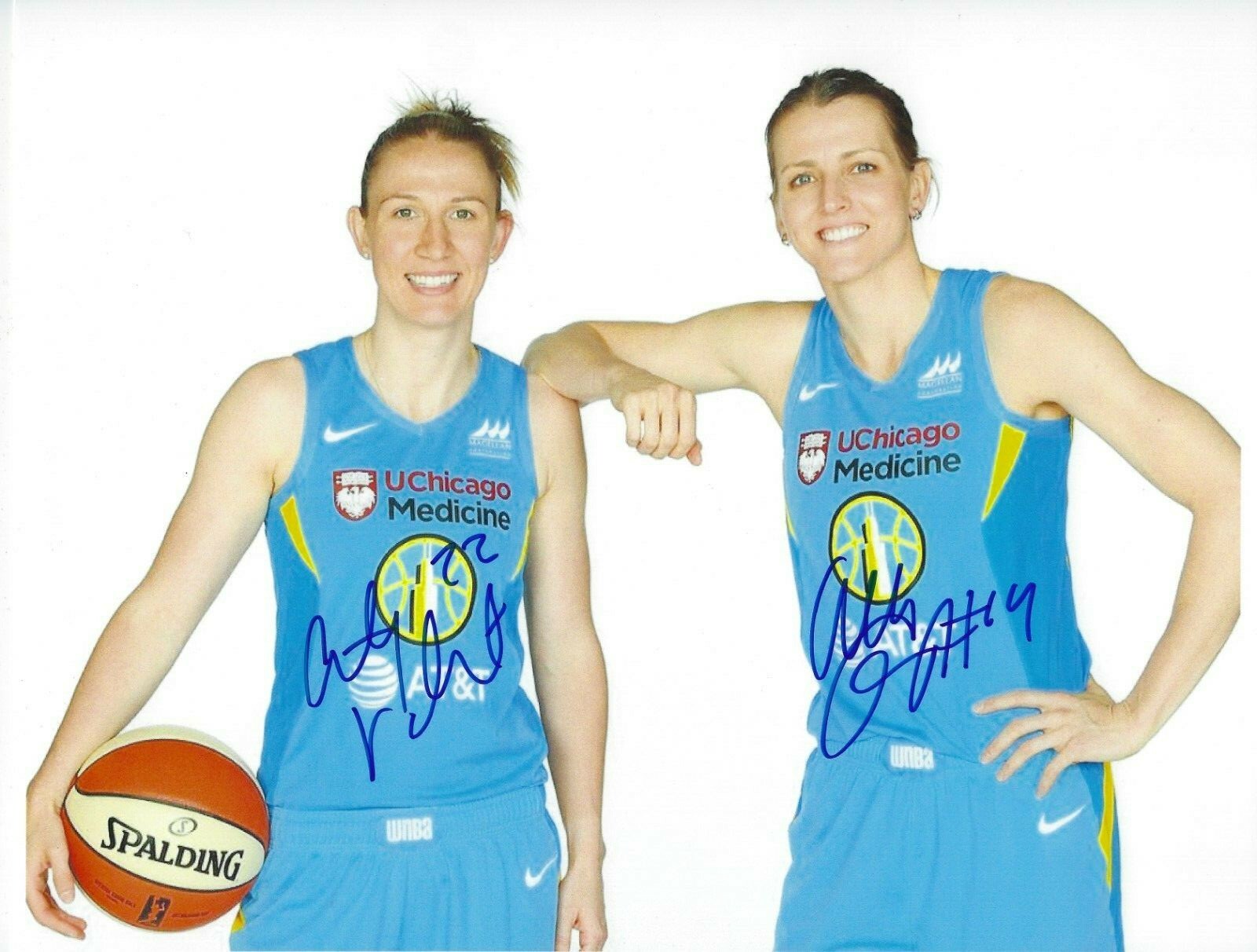 COURTNEY VANDERSLOOT ALLIE QUIGLEY Signed 8.5 x 11 Photo Signed REPRINT WNBA