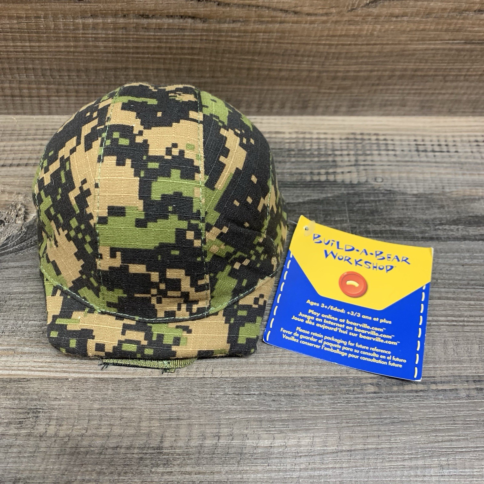 Build A Bear Special Forces Soldier Camo Helmet Army Camouflage Hat New With Tag