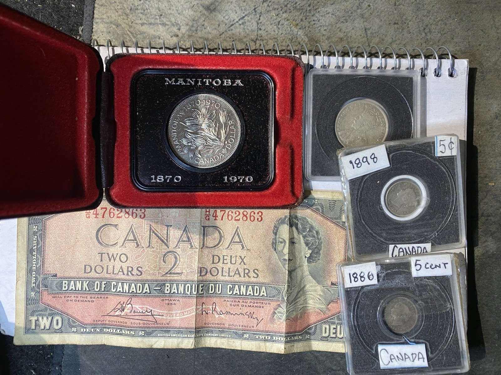 Canadian silver coins 1800-1900s