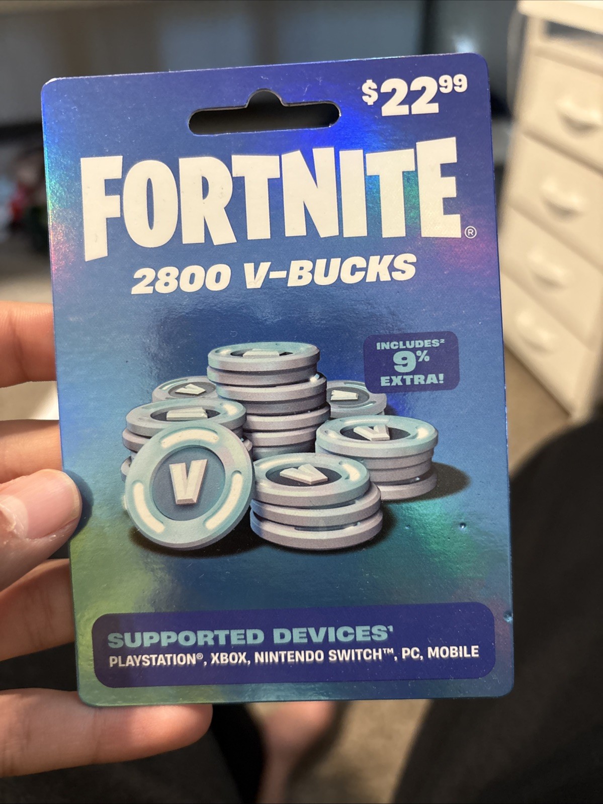 Fortnite 2800 V-Bucks Gift Card