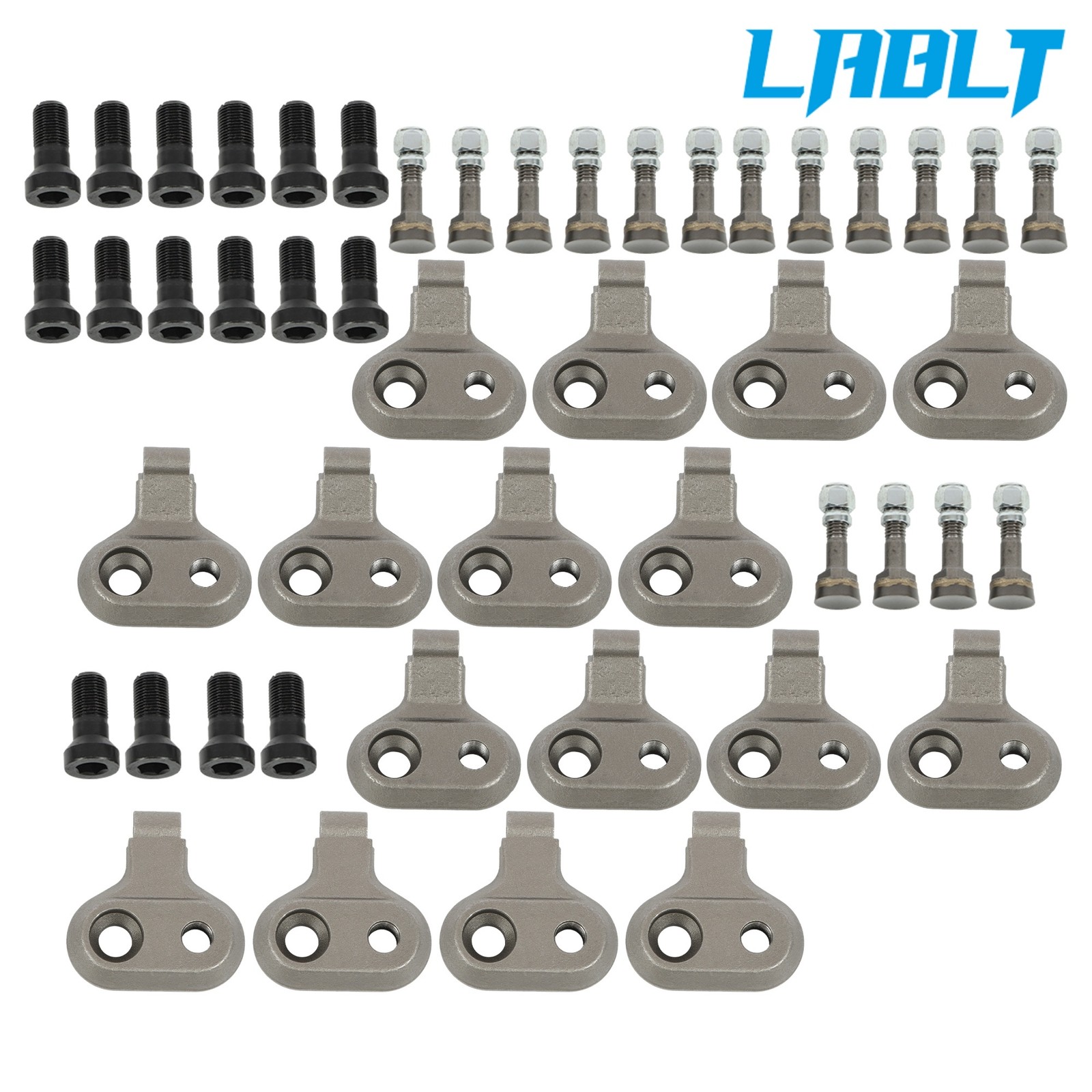 LABLT For BARRETO SG30 Stump Grinder Teeth Kit W/ 2-1/4" BOLTS Grinder Teeth